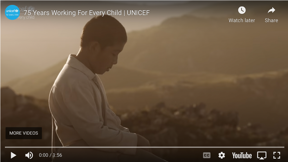 75 Years Working for Every Child—UNICEF